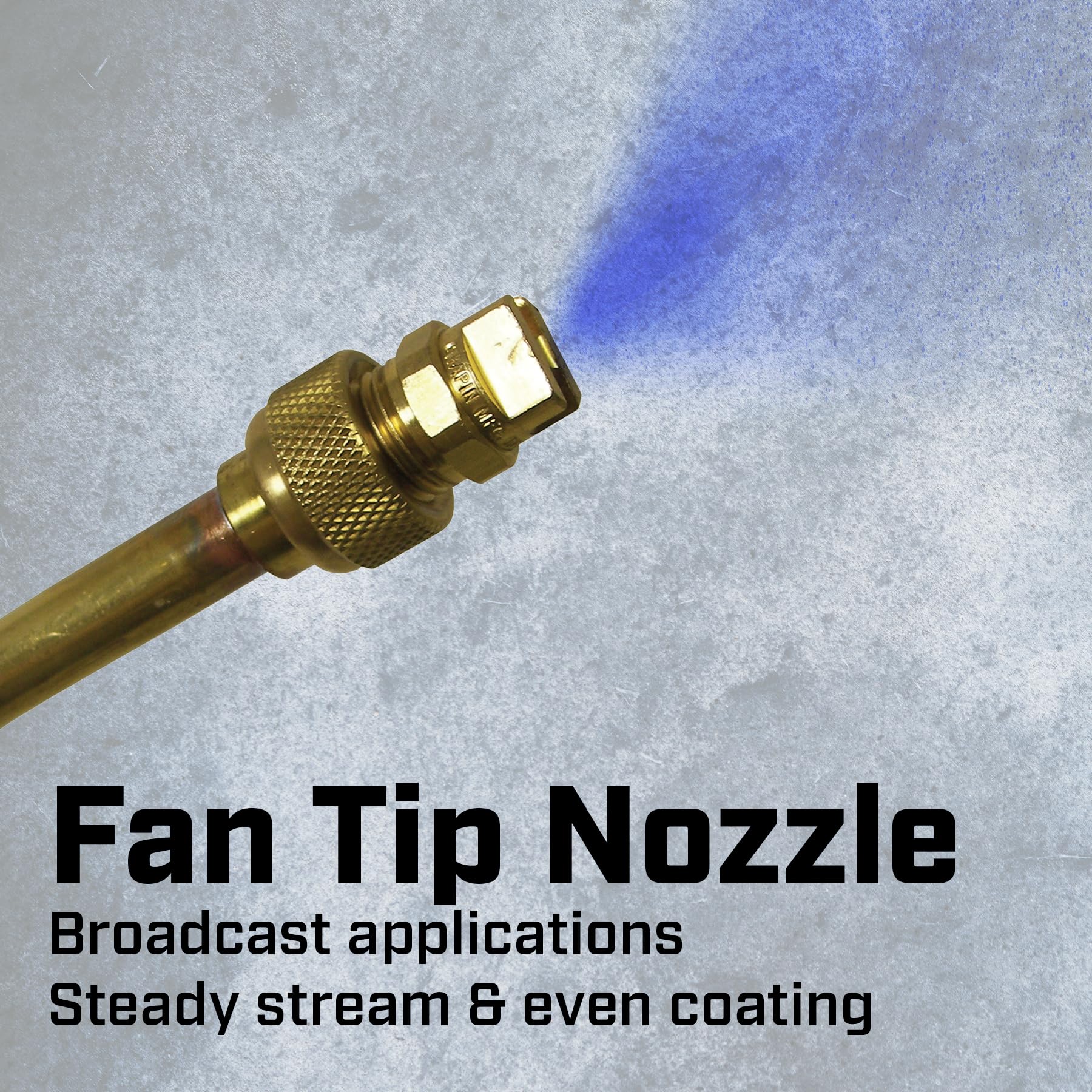 Chapin 1352 Made in The USA 3 Gallon Heavy Duty Tri-Poxy Steel Industrial Metal Tank Sprayer with 18 Inch Brass Wand, 36 Inch Reinforced Hose and Brass Nozzle and Shut Off, Black - Image 3