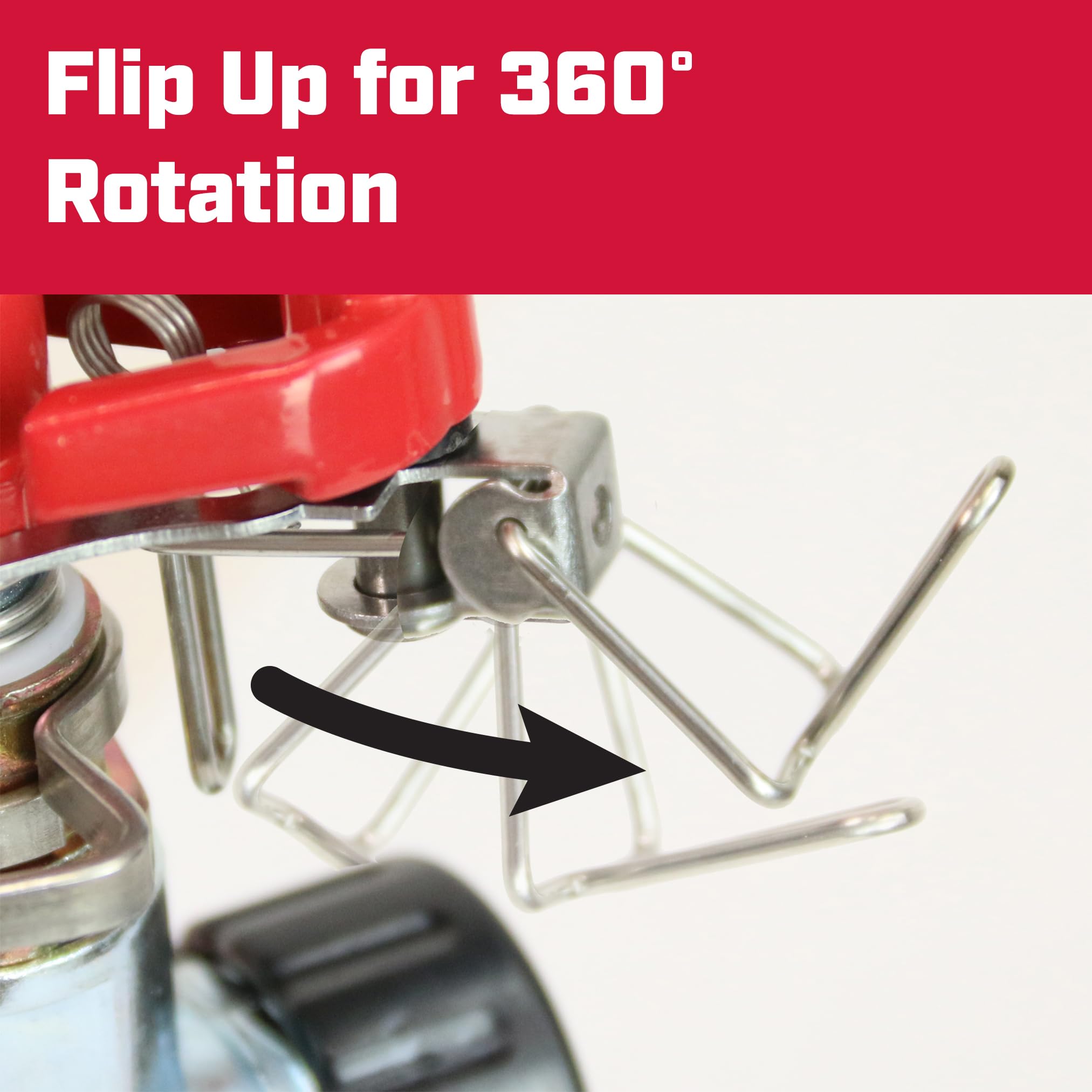 Chapin 4991: Spike Impact Sprinkler, 360 Degree Automatic Impact Sprinkler with Yard Spike for Gardens and Lawns, Up to 85 ft Coverage Area, Lawn Sprinkler, Yards and Garden Watering, Red - Image 4