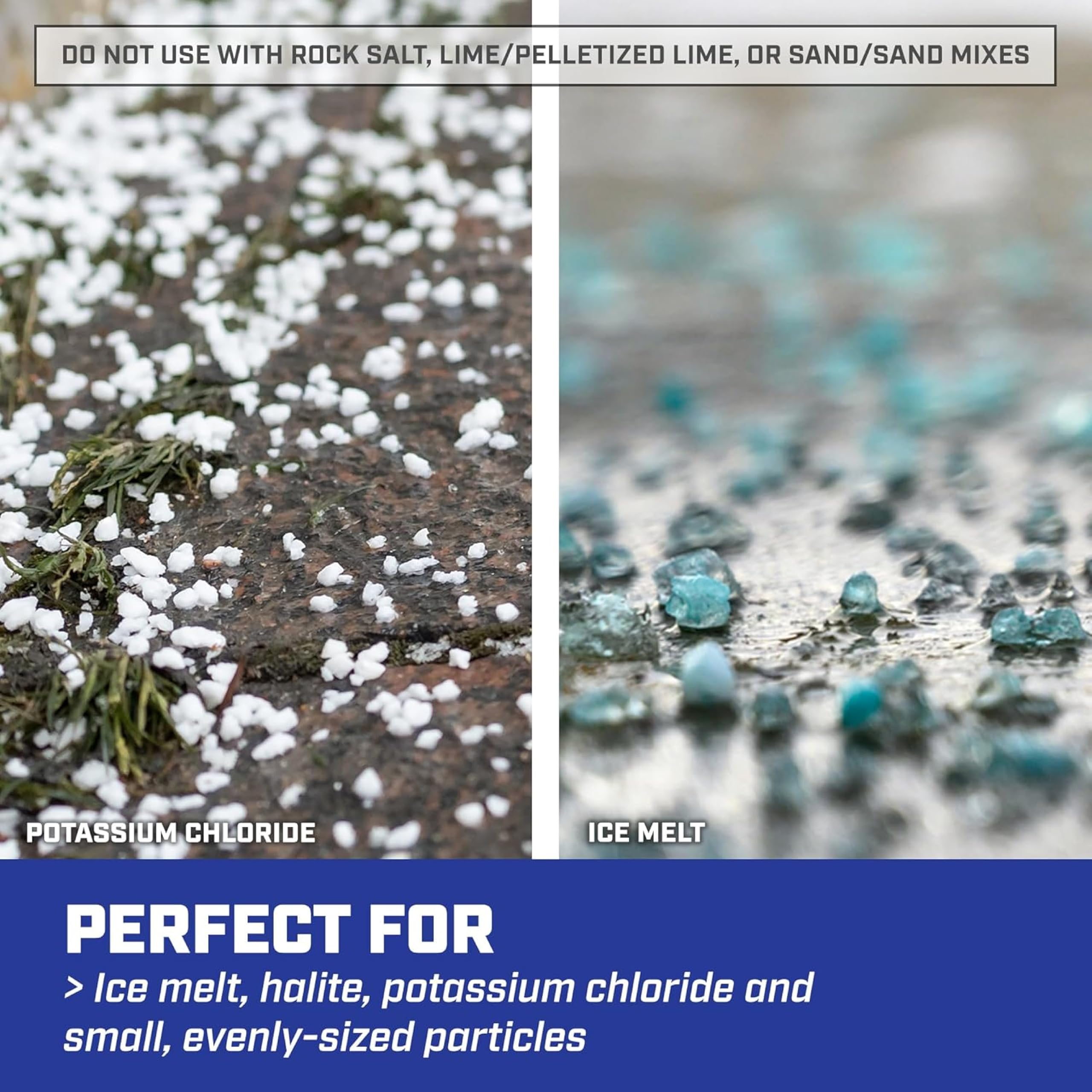 Chapin 88300B Spreader, Salt, Ice Melt, Contractor, SaltPro, Walk Behind, Spiked Auger, Adjustable Baffles, 12" Tires, Lever Control, Enclosed Gears, Weather-Resistant, Rain Cover, 80Lbs - Image 7