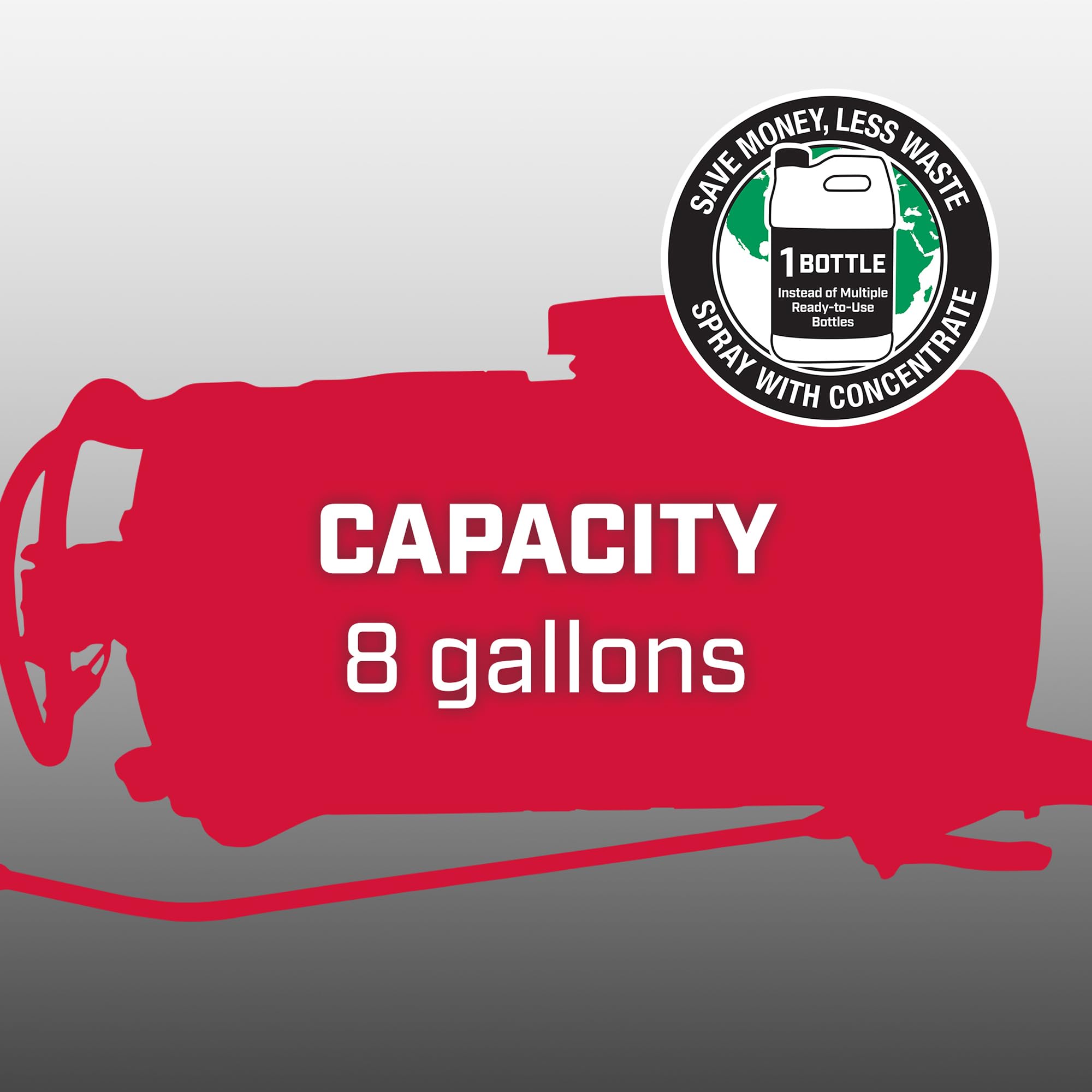 Chapin 97084 Tank Sprayer, 8‑Gallon, Multipurpose, ATV, UTV, Chemical‑Resistant Poly Tank, 12V Hookup, 1 GPM Diaphragm Pump, Adjustable Nozzle & 15‑Ft Hose for Fertilizer, Weed & Pest - Image 5