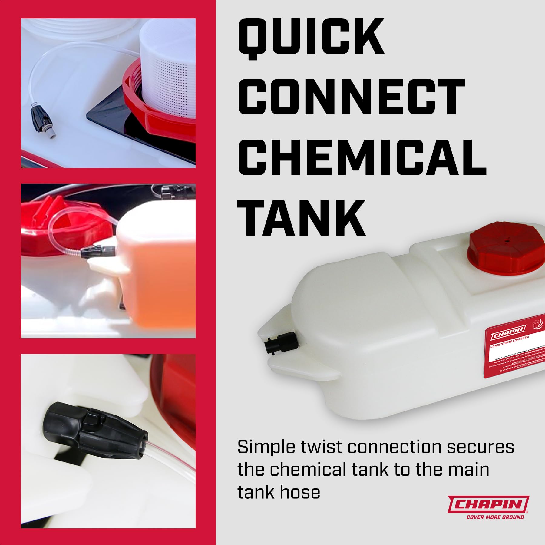 Chapin International 6-8060 Chapin M.O.E. System 1.33 Gallon Replacement Tank, Concentrate, Translucent - Image 4