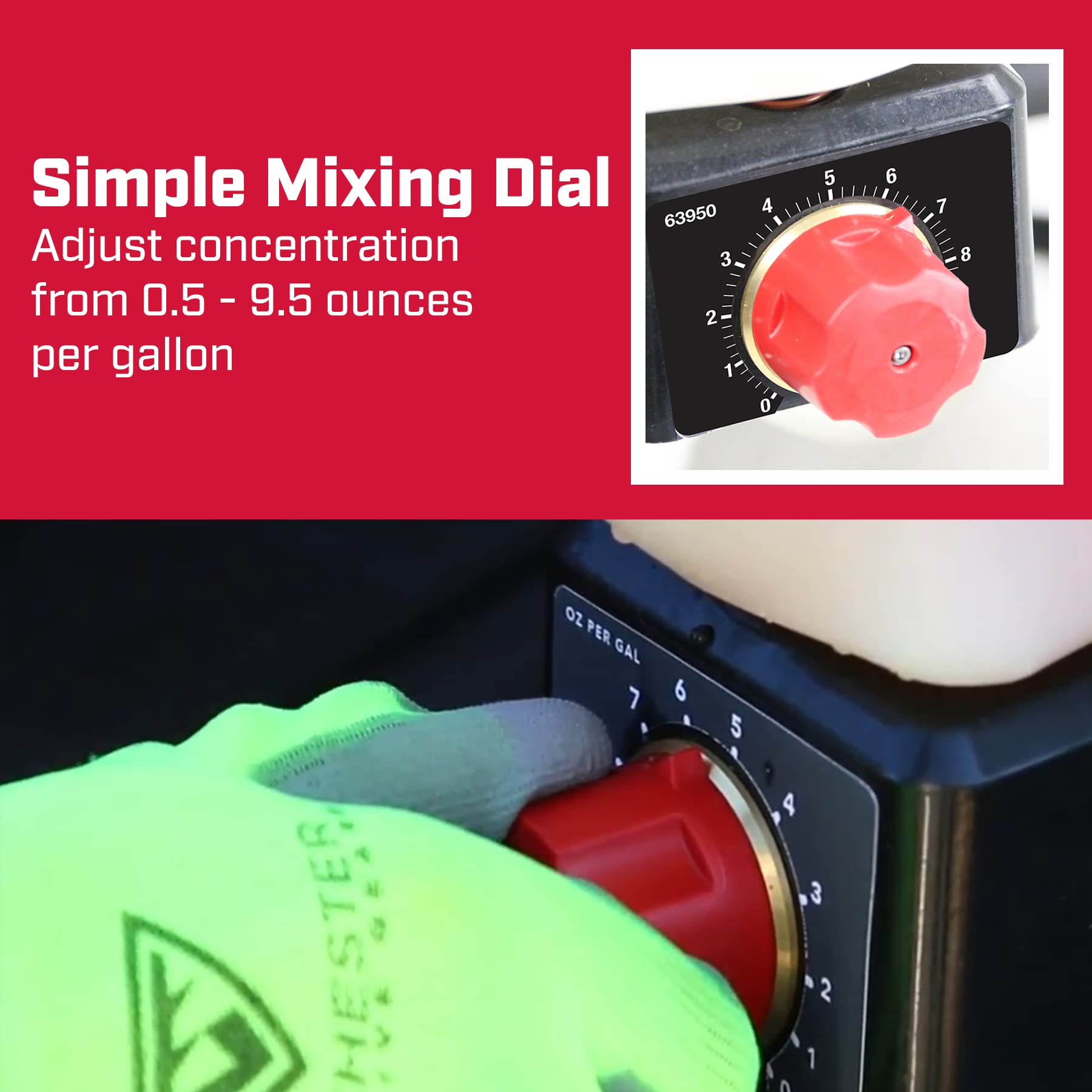 Chapin International 63950, 4-Gallon Mixes on Exit, Professional Backpack Sprayer, Separate Water and Chemical Tanks, 4-Gallon, Translucent White - Image 5