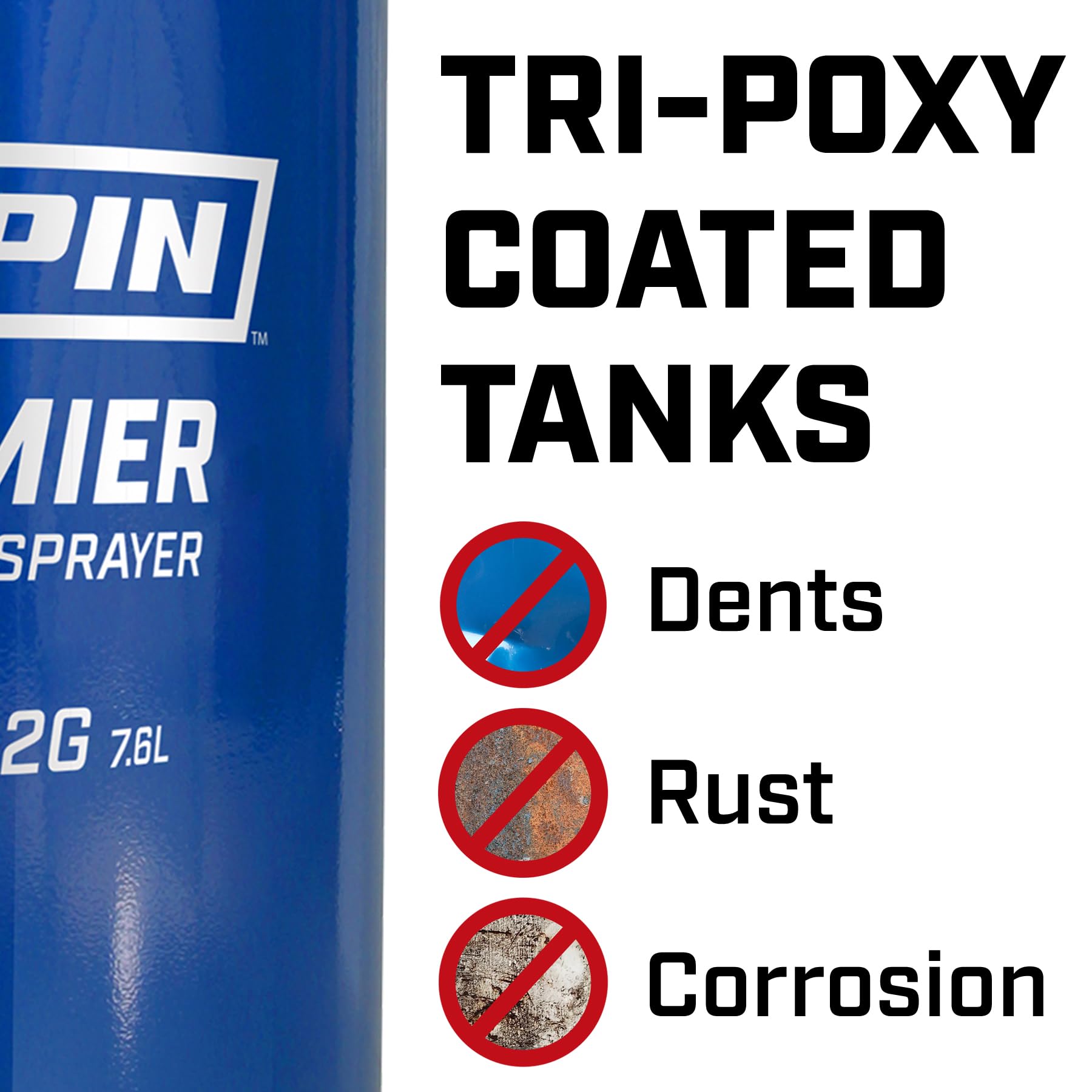 Chapin 1180 1-Gallon Tri-Poxy Steel Tank Sprayer for Lawn, Home & Garden - Image 3